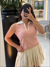 REGATA BICOLOR POLO - ROSE