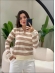 BLUSA BICOLOR ANTONIA - OFF WHITE/ BEGE NOVO