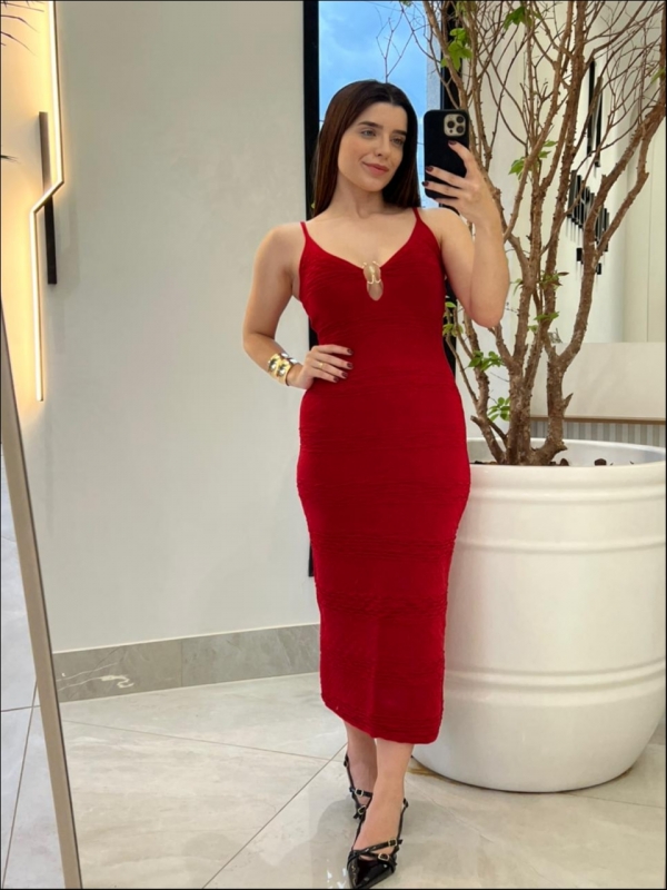 VESTIDO ARIANE - VERMELHO