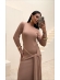 VESTIDO LONGO KIMBERLY - BEGE NOVO