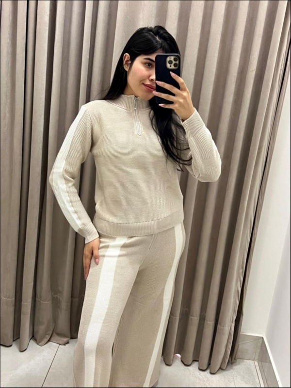 CONJUNTO BICOLOR HELO - AREIA