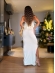 VESTIDO TOMARA QUE CAIA BABADO - OFF WHITE