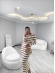 VESTIDO LONGO FLORENZA - Bege novo com off white