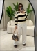BLUSA POLO TATI - Off white com preto