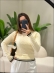 BLUSA BICOLOR VANESSA - OFF WHITE/ PRETO