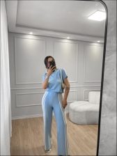 CONJUNTO DAIANE - AZUL BEBE