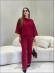 CONJUNTO MODAL MARCELINA - Vermelho cherry