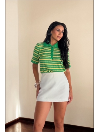 TSHIRT LISTRAS BOTÕES