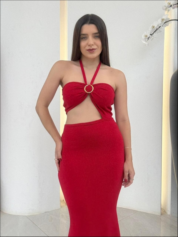VESTIDO KAKÁ - VERMELHO