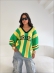 BLUSA LISTRADA BRASIL - VERDE/AMARELO/PRETO