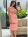 VESTIDO RECORTES DIVA - ROSA ORQUÍDEA
