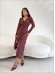 VESTIDO THAYANE INVERNO - BURGUNDY
