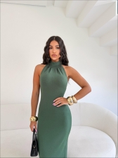 VESTIDO MARISTELA - VERDE MILITAR