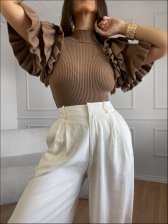 BLUSA BABADOS SUZY - Caqui