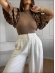 BLUSA BABADOS SUZY - Caqui