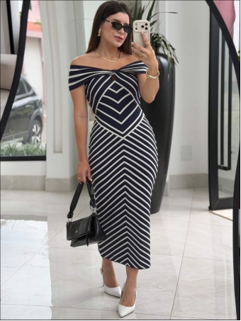 VESTIDO JACARD HELOISA