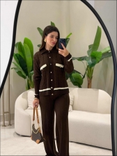 CONJUNTO ELISANGELA - MARROM