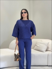 CONJUNTO MODAL MARCELINA - AZUL JEANS