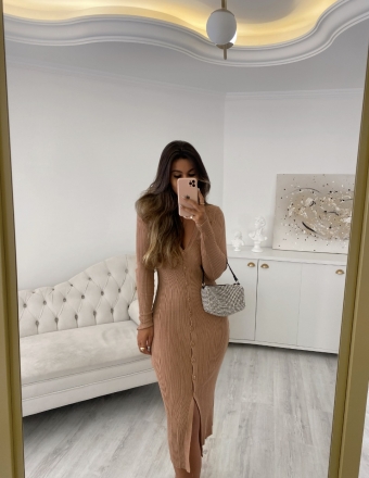 VESTIDO MIDI BOTÕES