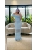 VESTIDO COM PALA RUBIANA - AZUL BEBE