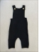 SALOPETE LISA TRICOT BEBÊ - PRETO
