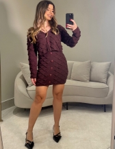 CONJUNTO ARIADNY - Marrom