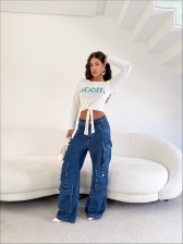 CROPPED TEAM BRASIL - BRANCO