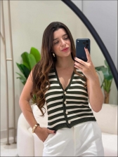 REGATA LISTRADA - VERDE MILITAR