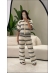 CONJUNTO MODAL LISSANDRA - Off white com preto