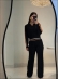 CONJUNTO LISTRAS LUCIANA - PRETO