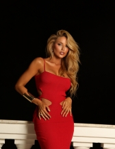 VESTIDO RECORTE NATALIA - Vermelho