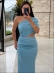 VESTIDO MODAL MAGNÓLIA - AZUL BEBE