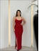 VESTIDO ZIGZAG LUREX - VERMELHO/ V. CHERRY