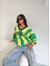 BLUSA LISTRADA BRASIL - VERDE/AMARELO/PRETO