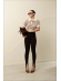 CROPPED POLO LISTRADO FABIANE - CARAMELO