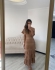 VESTIDO MYKONOS RAYON - Bege novo
