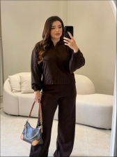 CONJUNTO MOUSSE LIGIA - MARROM