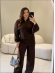 CONJUNTO MOUSSE LIGIA - MARROM