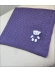 MANTA BEBÊ TRICOT URSO - LILAS