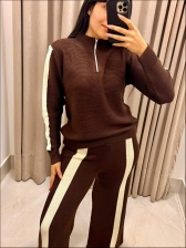 CONJUNTO BICOLOR HELO - MARROM