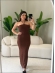 VESTIDO MODAL ANTONELLA - Marrom