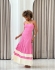 VESTIDO CARLOTA - Rosa prisma com off white