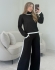 CONJUNTO MODAL MARCELA - Bicolor - preto com branco