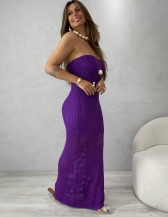 VESTIDO TOMARA QUE CAIA  SASHA - Roxo