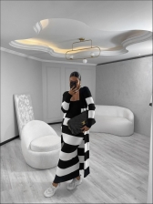 CONJUNTO BETINA - PRETO COM BRANCO