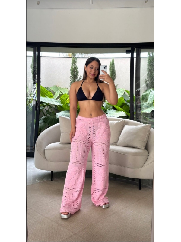 CALÇA MALDIVAS - ROSA BEBE