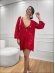 CARDIGAN RENDADO ADELAIDE - VERMELHO