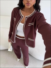 CONJUNTO MODAL  ELIZETE - BURGUNDY