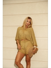 CONJUNTO SHORT LUANA - DOURADO