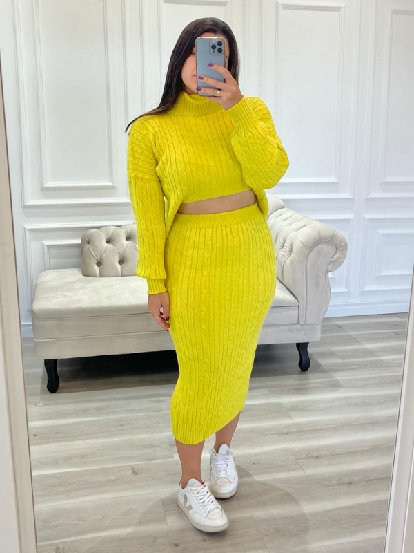 CONJUNTO LONGUETE TRANCAS - Verde Lima